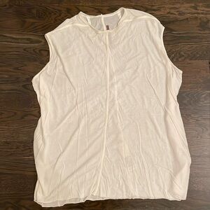 Rick Owens flowy white tee